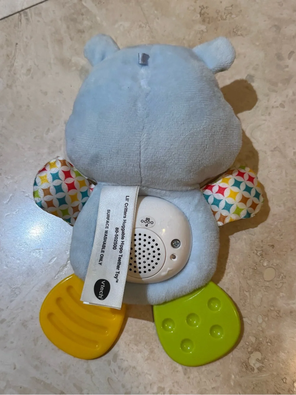 VTech Baby Lil' Critters Huggable Hippo Interactive Musical Teether Toy
